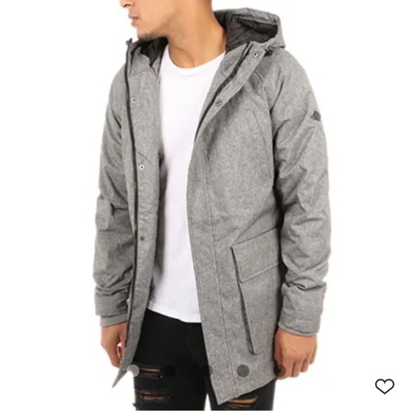 Men’s Only & Sons‎ Gray Parka Size Small - Picture 1 of 6